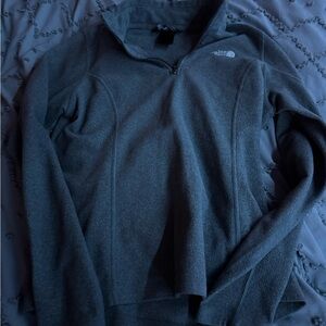 The North Face Charcoal Fleece Quarter-Zip Pullover